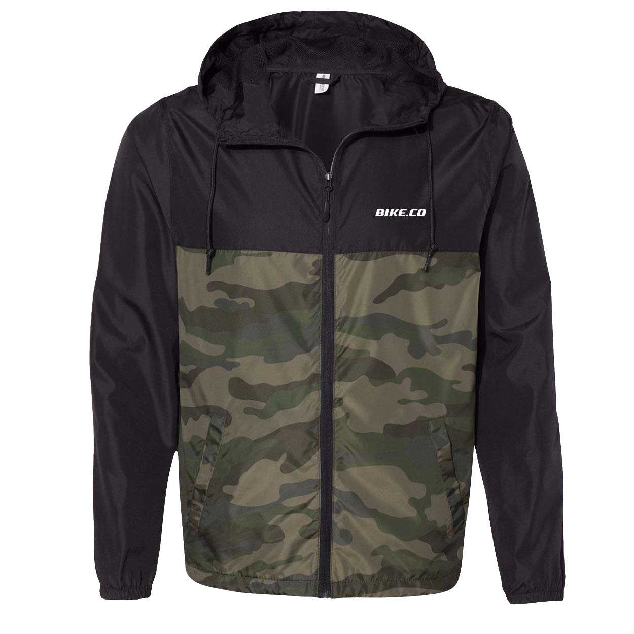 Lightweight Windbreaker Black/Forest Camo