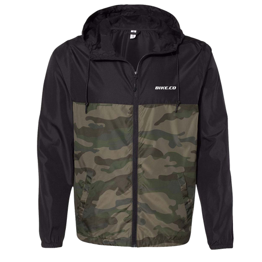 Lightweight Windbreaker Black/Forest Camo