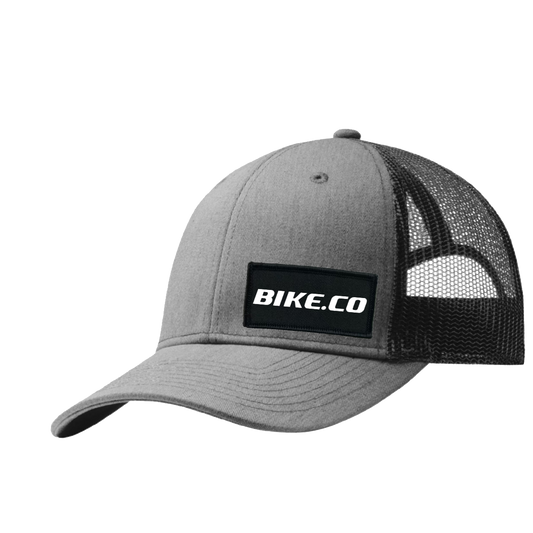 Woven Snapback Trucker Hat Heather Gray/Black